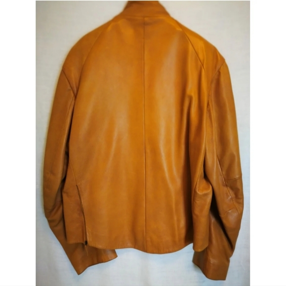 Authentic Burberry Leather Jacket - Picture 2 of 6